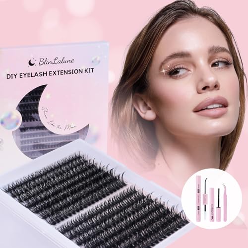 DIY Lash Extension Kit 273PCS Clusters 9-16mm with Bond & Remover