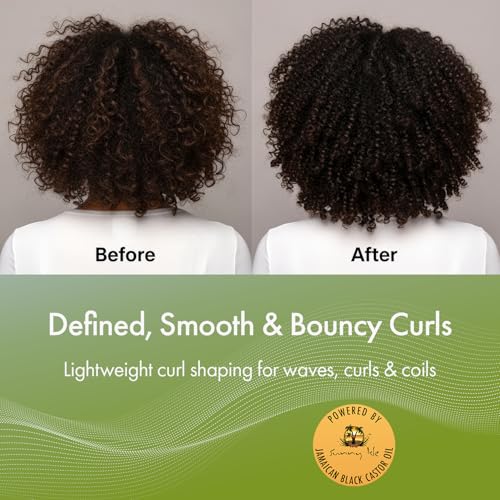 Sunny Isle Avocado & Collagen Curl Cream - Biotin, Jamaican Black Castor Oil, Lightweight - 16 oz