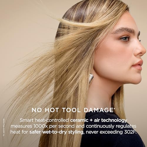 Shark FlexStyle Glam Hair Styler Set with Ceramic & Powerful Air, Straight & Wavy Hair, Gold - HD6051S