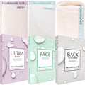 MicrodermaMitt Ultra Head To Toe At Home Spa Treatment 3-Piece Exfoliating Set