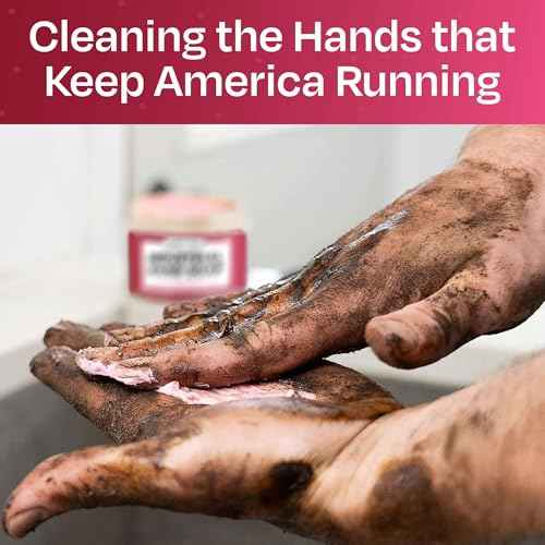 Industrial Hand Soap ? Heavy-Duty Gritty Hand Cleaner for Mechanics, Construction Workers & More ? Removes Grease, Oil, Rust & Paint ? Moisturizing & Exfoliating Hand Paste (1 lb)