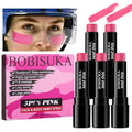 Pink Eyeblack Stick, Oil-Based Sports Face Paint, 5-Pack