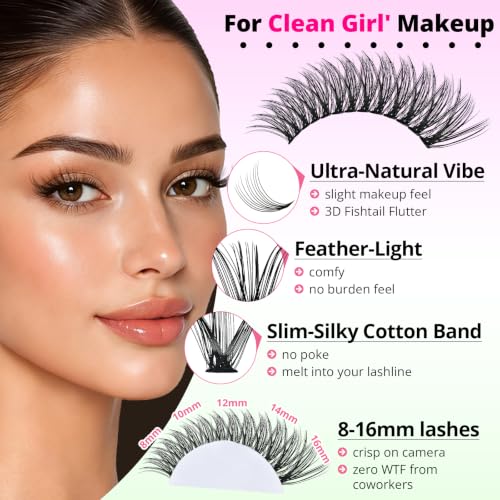 RITALASH DIY Lash Extension Kit 800pc Clusters 8-16mm