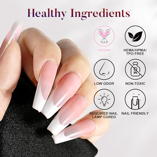 AIMEILI Fall Gel Nail Polish Set, Natural Skin Tone Nude Pink Gel Polish Soak Off Nail Gel Kit Gifts for Mother's Day Set Of 6pcs X 10ml - Kit Set 30