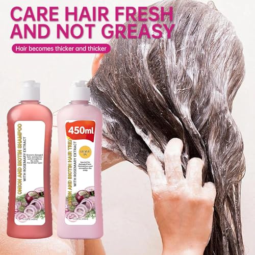 Onion Shampoo & Conditioner Set 15.22oz - Biotin Hair Care