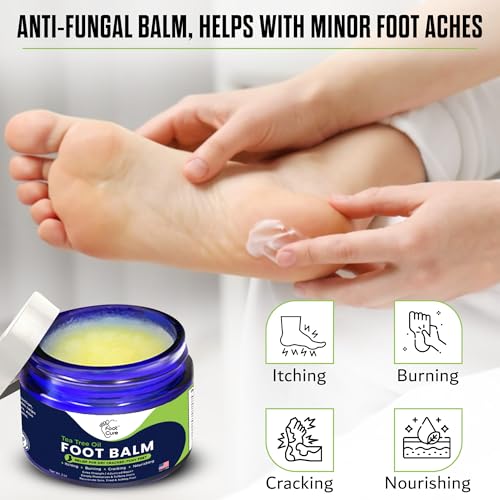 Antifungal Cream - For Itchy Feet and Skin Fungus Relief - Extra Strength Treatment for Athlete¡¯s Foot, Ringworm, and Jock Itch. Moisturizer for Dry Cracked Feet infused with Tea Tree Oil Made in USA