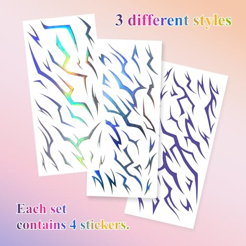 100 Demon Temporary Tattoos | Waterproof K-pop Cosplay Stickers