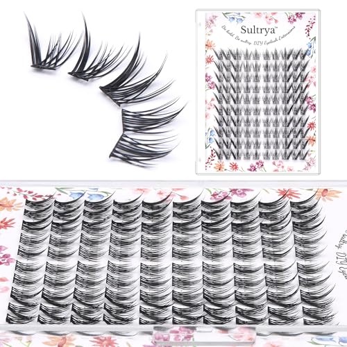 Wispy Fox Eye Lash Clusters 9-12mm 100pcs DIY Extensions