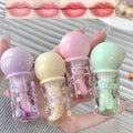 Baorder 4Pcs Hydrating Jelly Lip Gloss Oil Set - Fruit Flavored