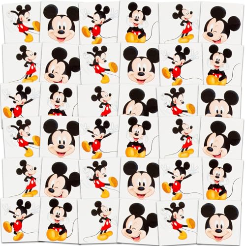 Mickey Mouse Easter Egg Hunt Set - 12 Fillable Eggs & 70+ Tattoos