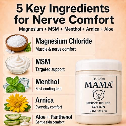 TruCalm Mama Neuropathy Relief Cream - Extra Large 8 Oz