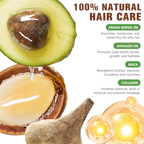 Collagen Hair Mask for Dry Damaged Hair - 5.1oz Deep Repair