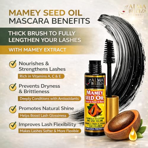 Mascara with Mamey Seed Oil - Lengthening & Volume Formula 13g