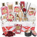 Mothers Day Gifts for Women - 19-Piece Luxury Rose Spa Gift Basket Set Bath and Body Gift Sets Care Kit | Christmas Gifts, Valentines Day, Mothers Day Gifts Baskets for Mom, Wife