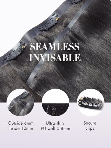 LUVME Clip-In Hair Extensions 270g 14pcs 20 Inch