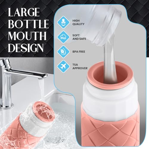 Silevoler TSA Approved Travel Bottles - Silicone Leak-Proof Containers