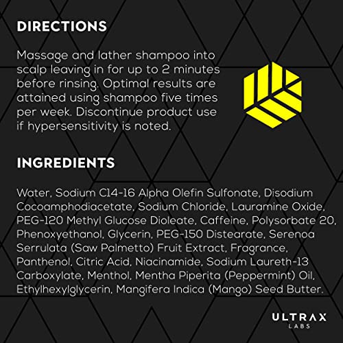 Hair Thickening Shampoo with Caffeine & Saw Palmetto - 8 oz