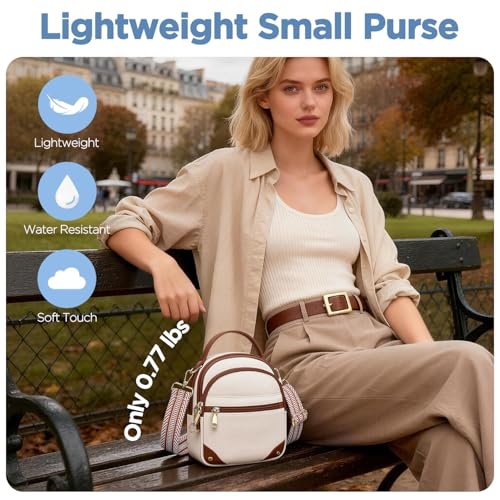 Anti Theft RFID Crossbody Bag for Women Small Travel Purse - Fiiuos