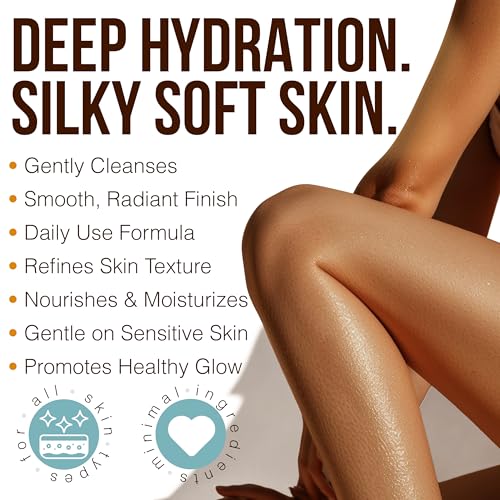 Almond Shower Oil Body Wash for Dry Sensitive Skin 10.24 fl oz