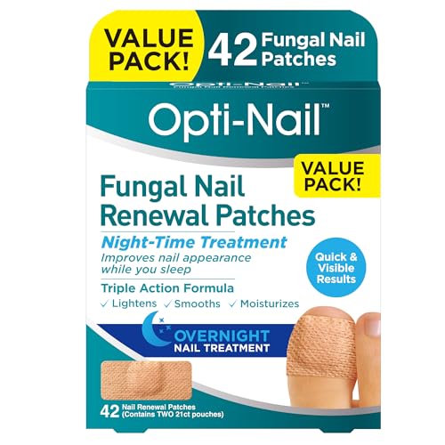 Opti-Nail Fungal Nail Renewal Patches - Overnight Treatment (42 Count)