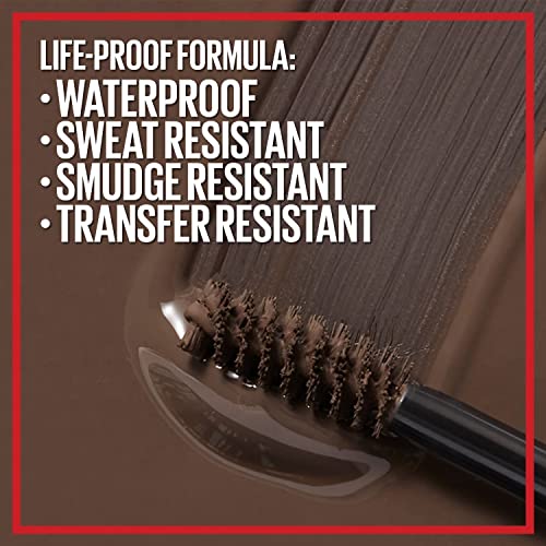 Maybelline Tattoo Studio Brow Gel, Waterproof 36HR Medium Brown
