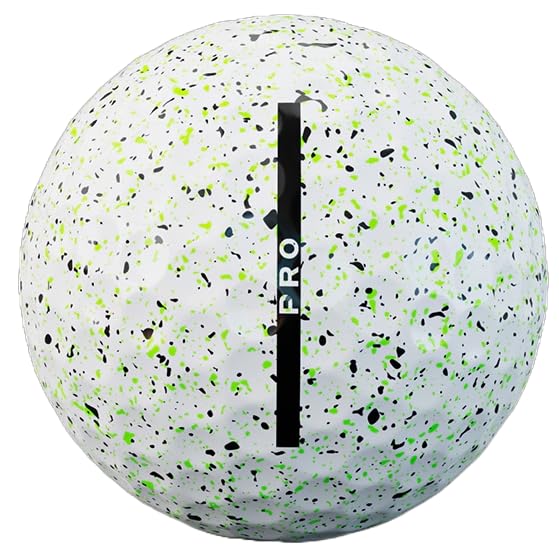 VICE Pro Drip Version Golf Balls (Lime/Black Drip)