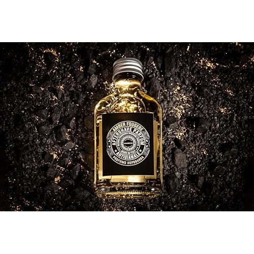 The Goodfellas' smile, AMBER FOUGERE (Lavender & Sandalwood) Aftershave Lotion, Refreshes & Tones, 100ml, Made In Italy