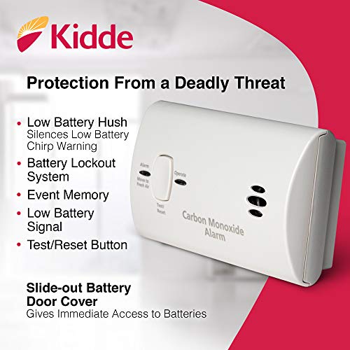 Kidde Portable Carbon Monoxide Detector with 85 dB Alarm