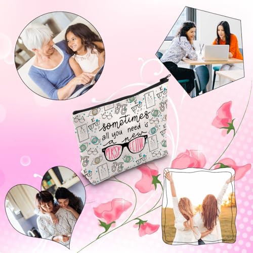 TSOTMO Optometry Gift Sometimes All You Need Is A New Perspective Makeup Bag Student Glasses Optometry Doctor (Perspective bag)