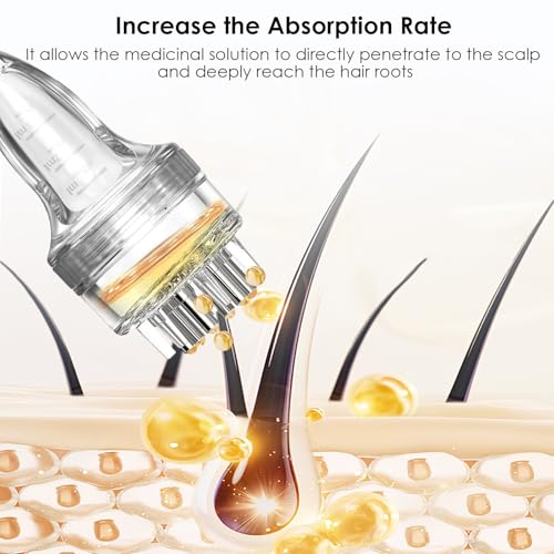 Scalp Applicator Comb for Hair Growth & Hair Loss Treatment