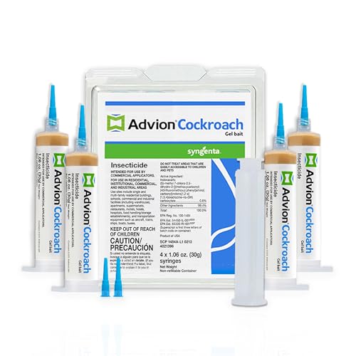 Syngenta Advion Cockroach Gel Bait, 4 x 30g Tubes