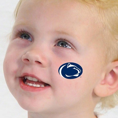 Penn State Waterless Peel and Stick Temporary Tattoos