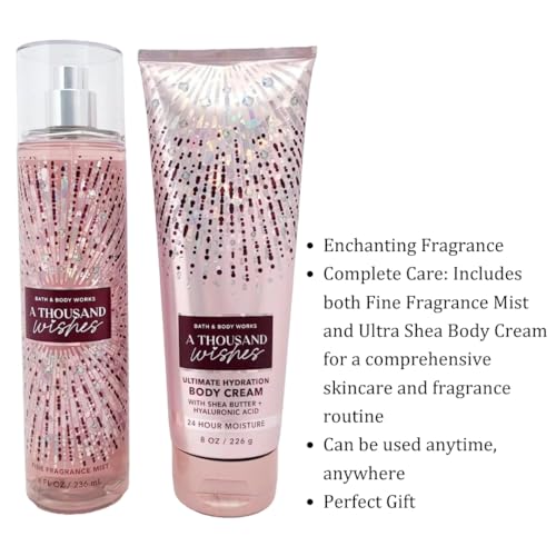 A Thousand Wishes Fragrance Gift Set - Mist & Body Cream