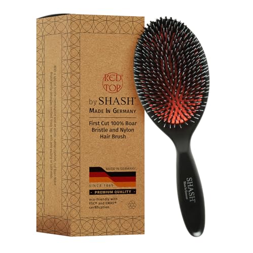 Boar Bristle Hair Brush Large - German Made