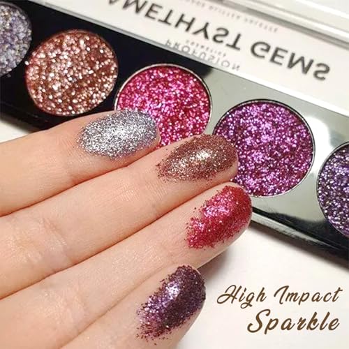 Profusion Amethyst Gems 5-Shade Glitter Eyeshadow Palette