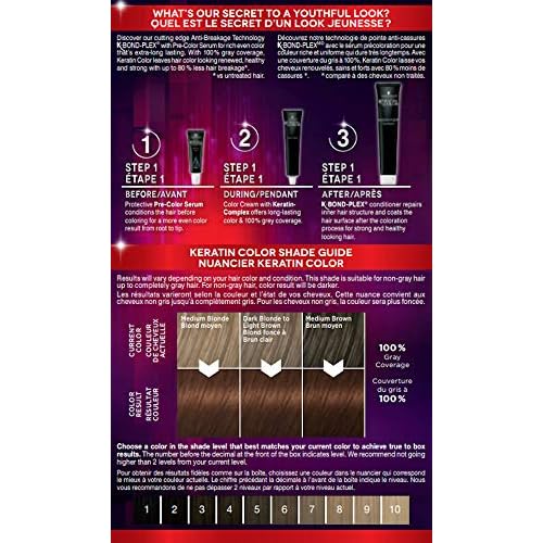 Schwarzkopf Keratin Color Permanent Hair Color Cream, 4.3 Red Velvet Brown