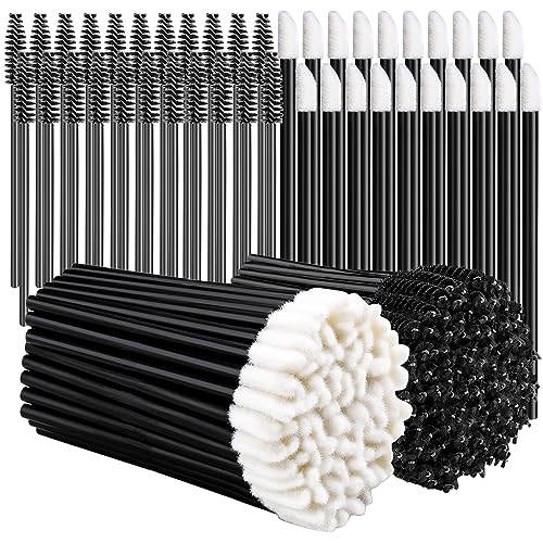 Teenitor Disposable Mascara & Lip Applicator Wands - 200pcs