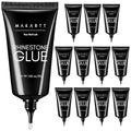 Makartt Rhinestone Glue Set - 12x30ml Medium Viscosity for 1–6mm Rhinestones & 3D Charms (Variation: Nail Rhinestone Glue Set, 12 x 30ml)