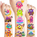 96 Monster Temporary Tattoos for Kids - Cute Designs