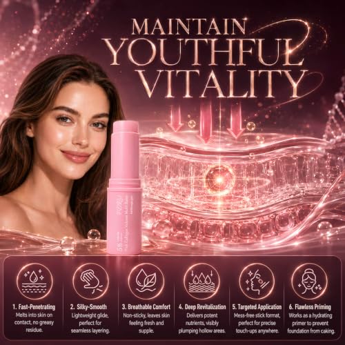 PDRN Collagen Balm Stick - Anti-Aging Retinol & NAD+ for Wrinkles
