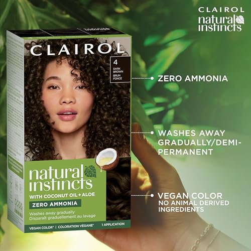 Clairol Natural Instincts Demi-Permanent Hair Dye, 6G Light Golden Brown Hair Color, Pack of 1