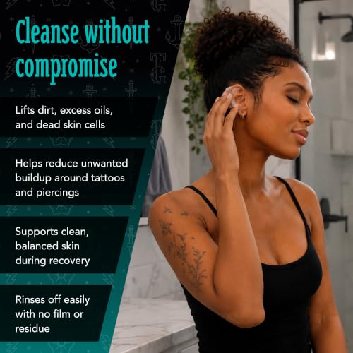 Tattoo Goo Cleansing Soap 3 oz | pH-Balanced Tattoo & Piercing Care