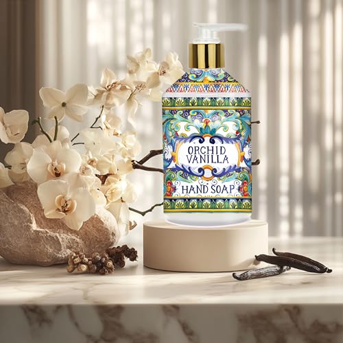 Villa Flora Hand Soap Set - 8 Premium Fragrances 21.5oz