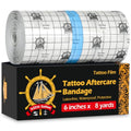 AZEN Tattoo Aftercare Bandage 6"x 8 Yard Waterproof Wrap