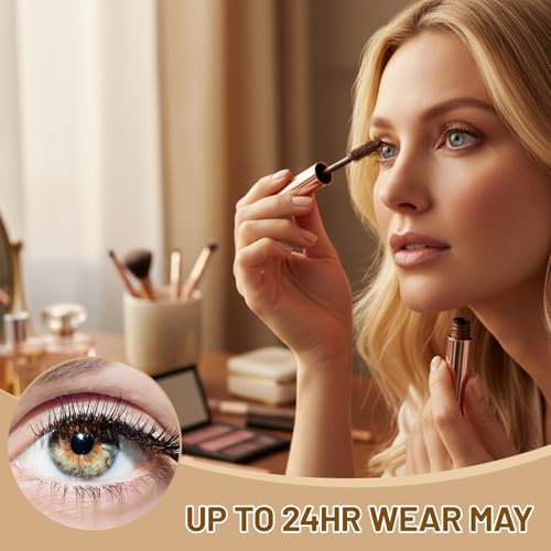 Iron Wand Mascara Duo - Black & Brown Tubing (2 Pack)