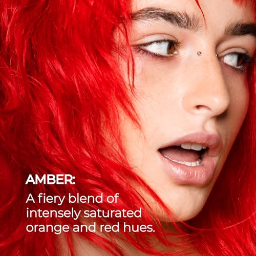 XMONDO Amber Depositing Hair Mask - Vibrant Orange-Red Color, 8 Fl Oz