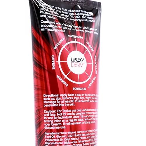 Advanced Firming and Defining Lotion by Lipoxyderm - Helps Tighten Loose Skin - Reduce Appearance of Cellulite & Stretch Marks ? Fragrance Free - Non-Greasy - Non Tingle or Burn - 8 fl oz