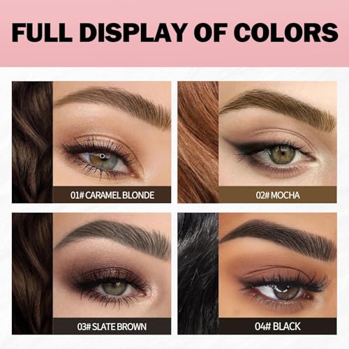 Anglicolor Microblading Eyebrow Pen Easy To Use,Eyebrow Pen Natural,Eyebrow Brush PenTo Hair-Like Strokes, Long-Lasting,Quick Drying,Outlining Filling Eyebrow Makeup 01 CARAMEL BLONDE