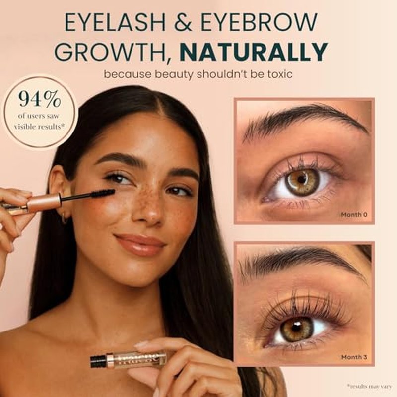 Organic Castor Oil Lash Serum for Eyelash & Eyebrow Growth
