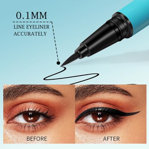 Dual-End Eyeliner Pencil - Gold Shimmer & Black Liquid